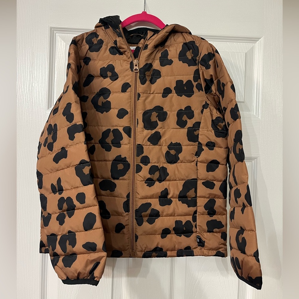 Gap Kids ColdControl Puffer Jacket - animal print - NWOT - medium